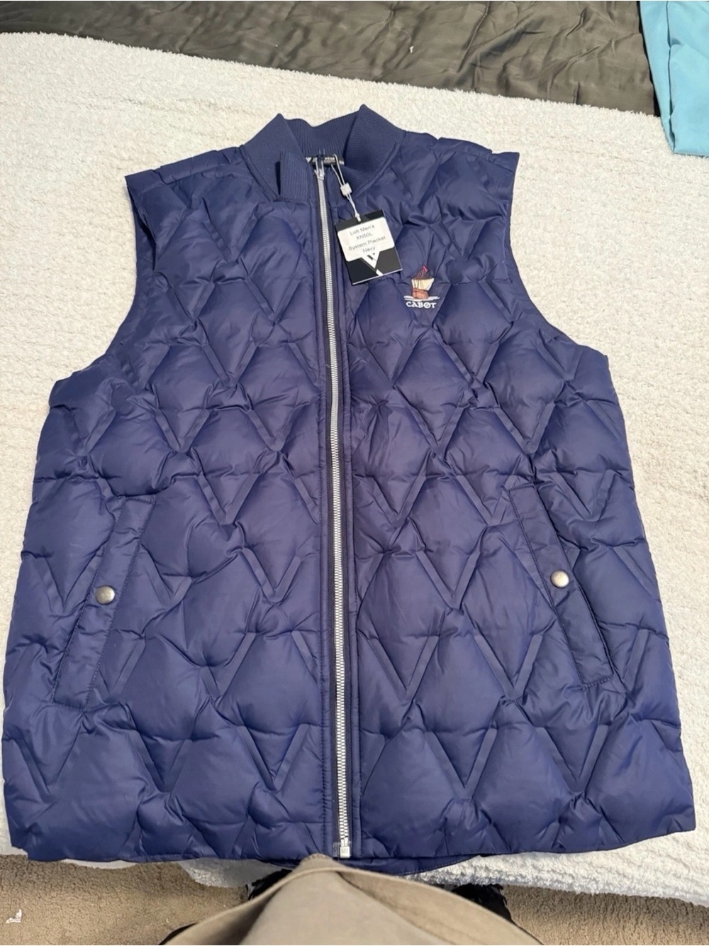 LevelWear Cabot Links Puffer Vest with Logo